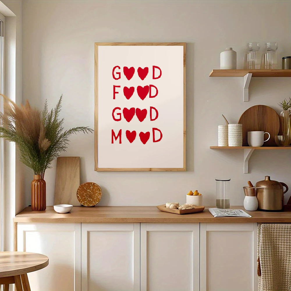 Affiche en toile GOOD FOOD GOOD MOOD