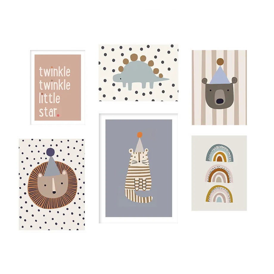 Affiche en toile "ANIMAUX"