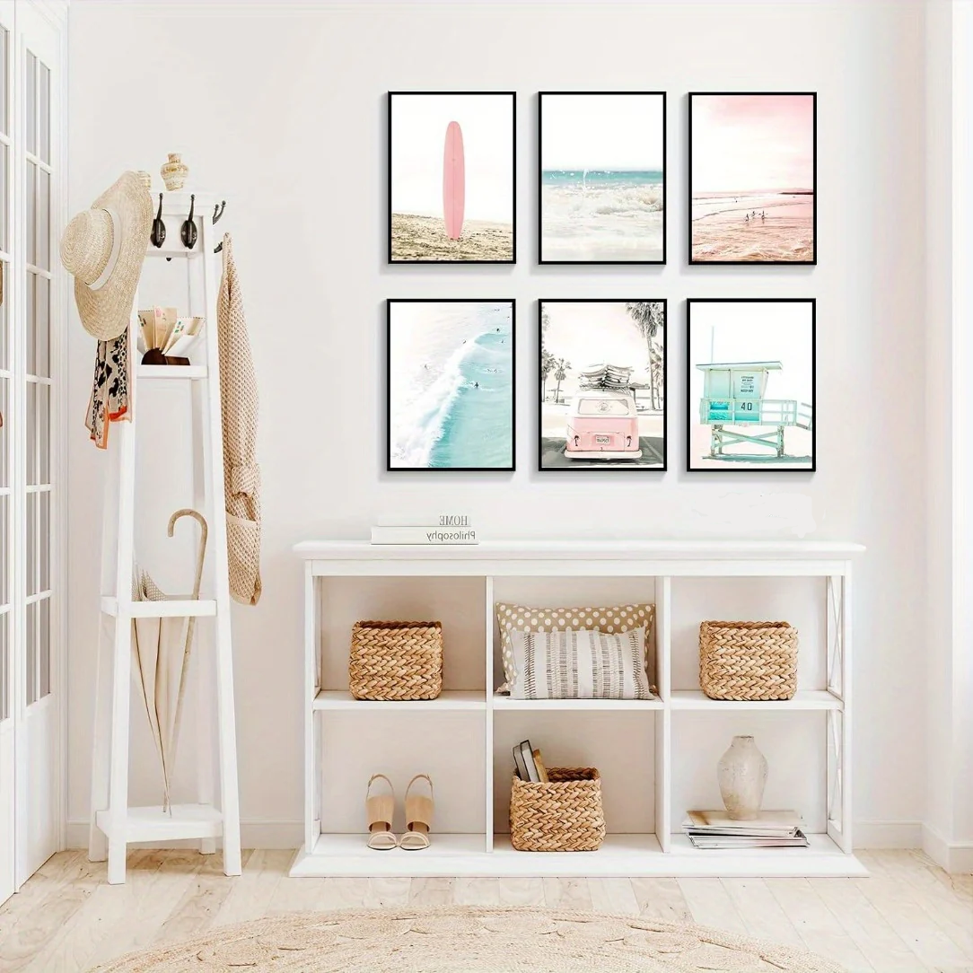 Set de 6 affiches SUMMER BEACH
