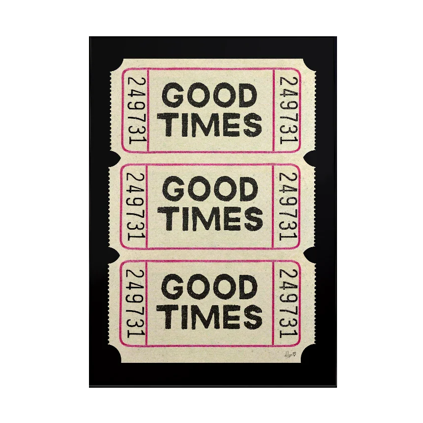 Affiche en toile RETRO GOOD TIMES