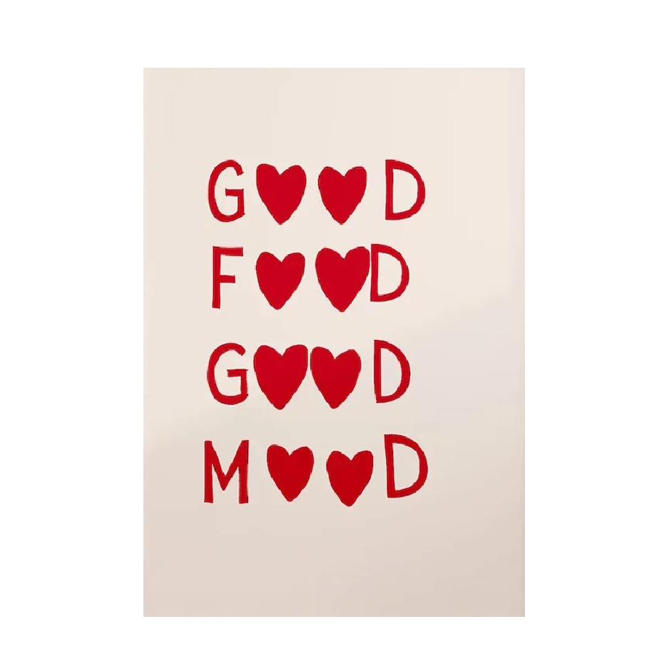 Affiche en toile GOOD FOOD GOOD MOOD