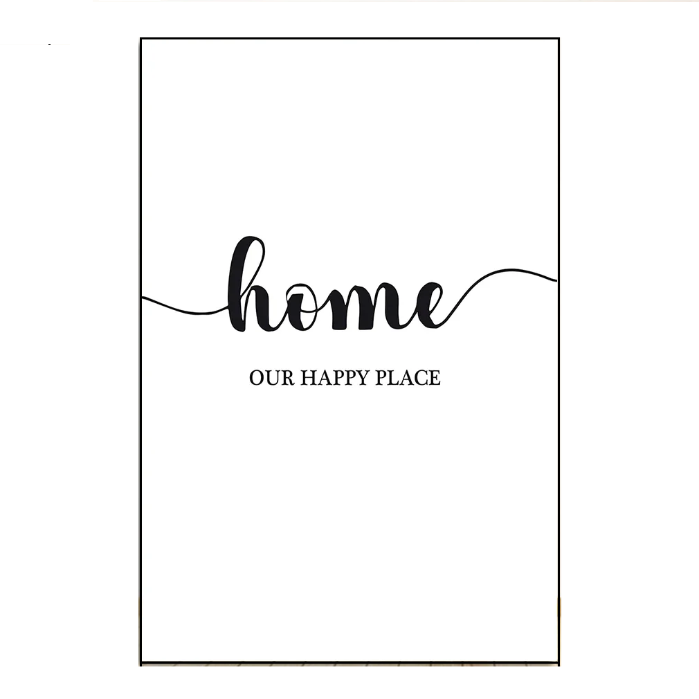 Affiche en toile FAMILY LOVE HOME