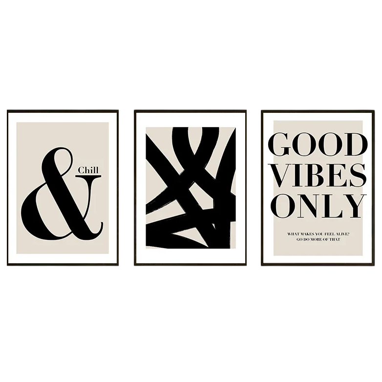 Affiche en toile GOOD VIBES ONLY