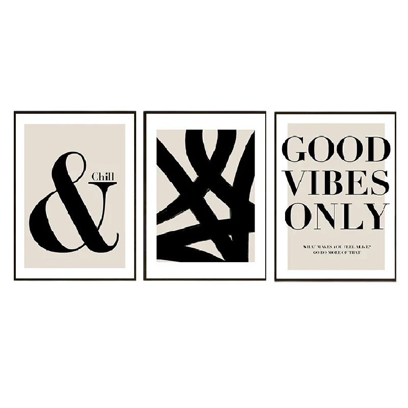 Affiche en toile GOOD VIBES ONLY