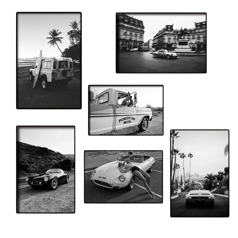 Affiche en toile PHOTO CARS