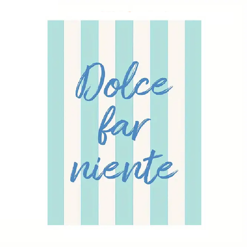Affiche en toile DOLCE VITA & CIAO BELLA