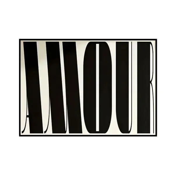 Affiche en toile AMOUR