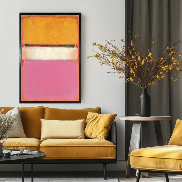 Affiche inspiré "MARK ROTHKO"