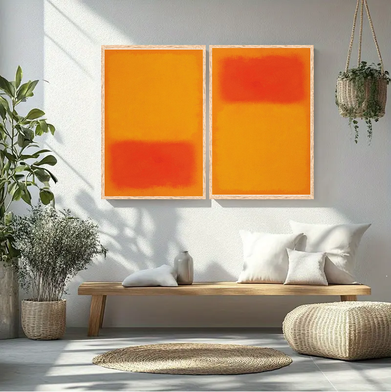 Affiche inspiré "MARK ROTHKO"