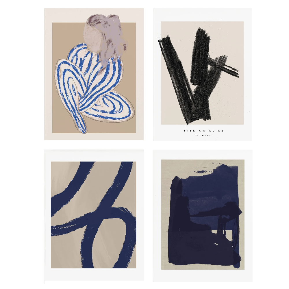 Affiche en toile abstraite SERIES