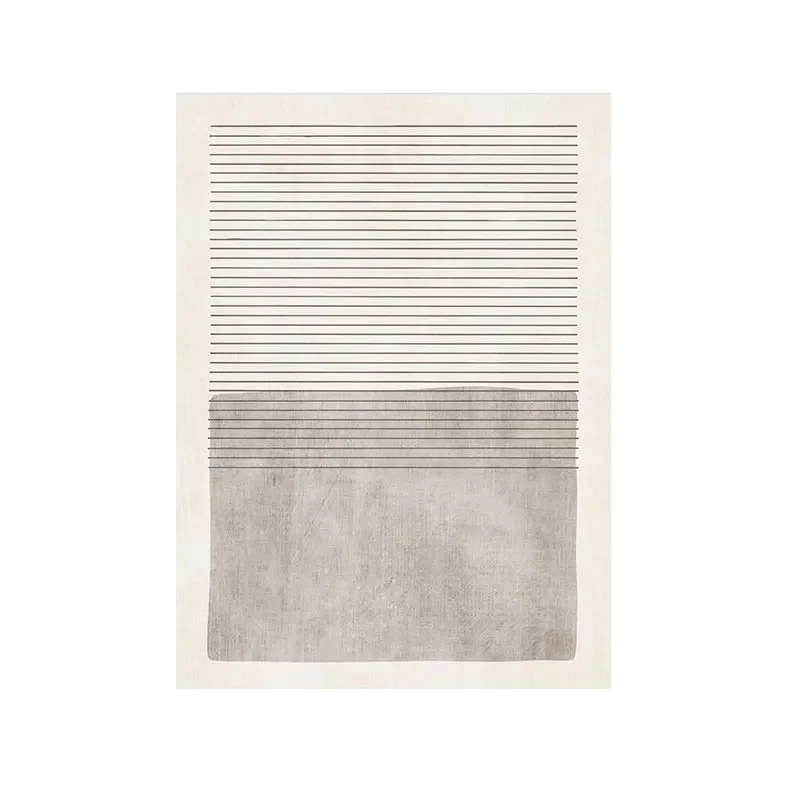 Affiche en toile abstraite BEIGE GRAY