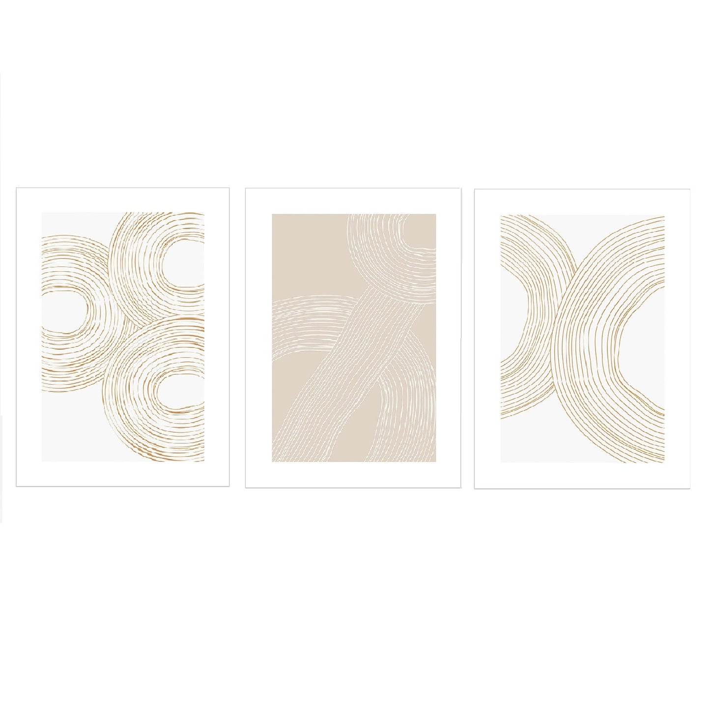 Set de 3 affiches "GÉOMÉTRIQUES"