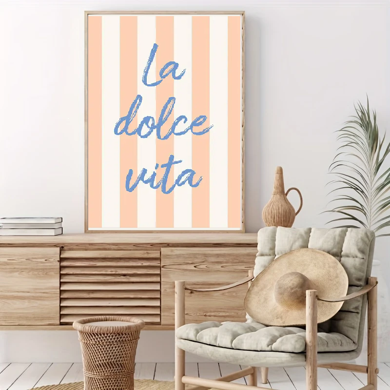Affiche en toile DOLCE VITA & CIAO BELLA