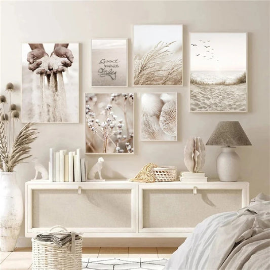 Affiche en toile "PLAGE ET NATURE"