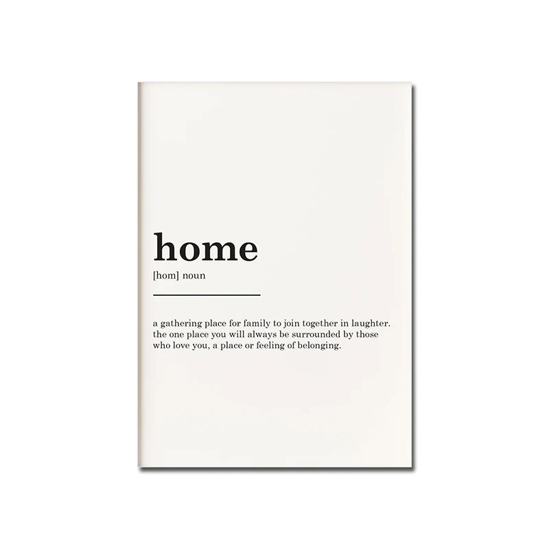 Affiche en toile "ART NOIR ET BLANC"