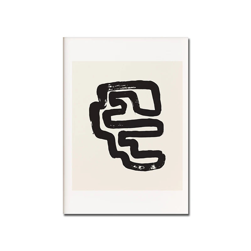 Affiche en toile "ART NOIR ET BLANC"