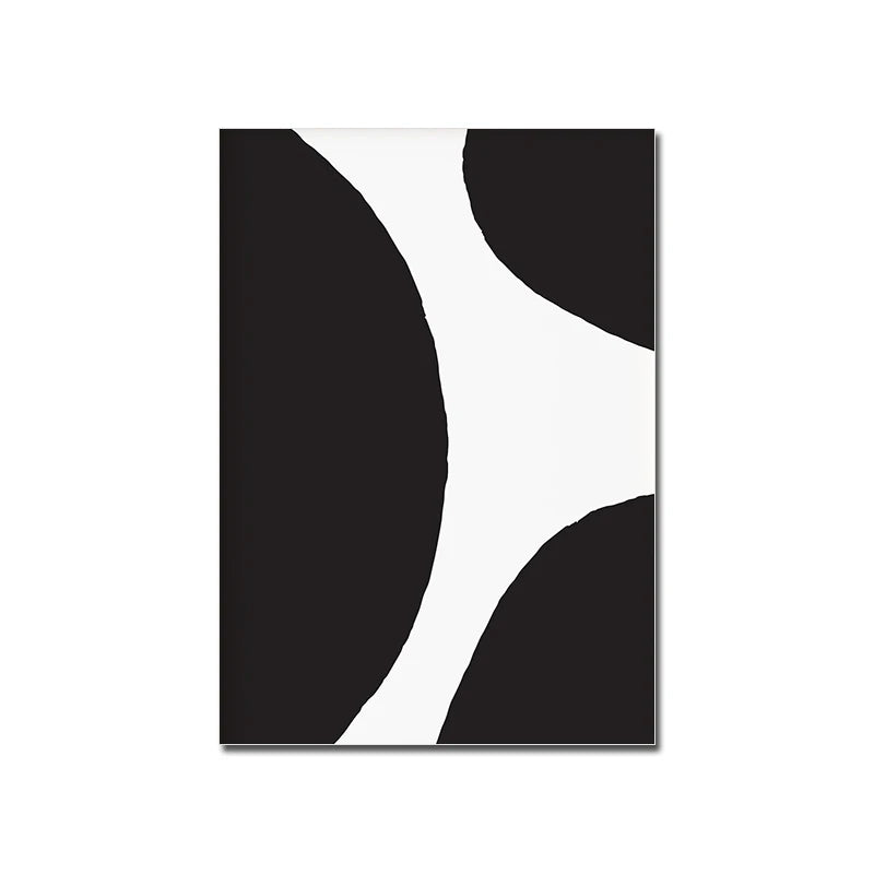 Affiche en toile "ART NOIR ET BLANC"