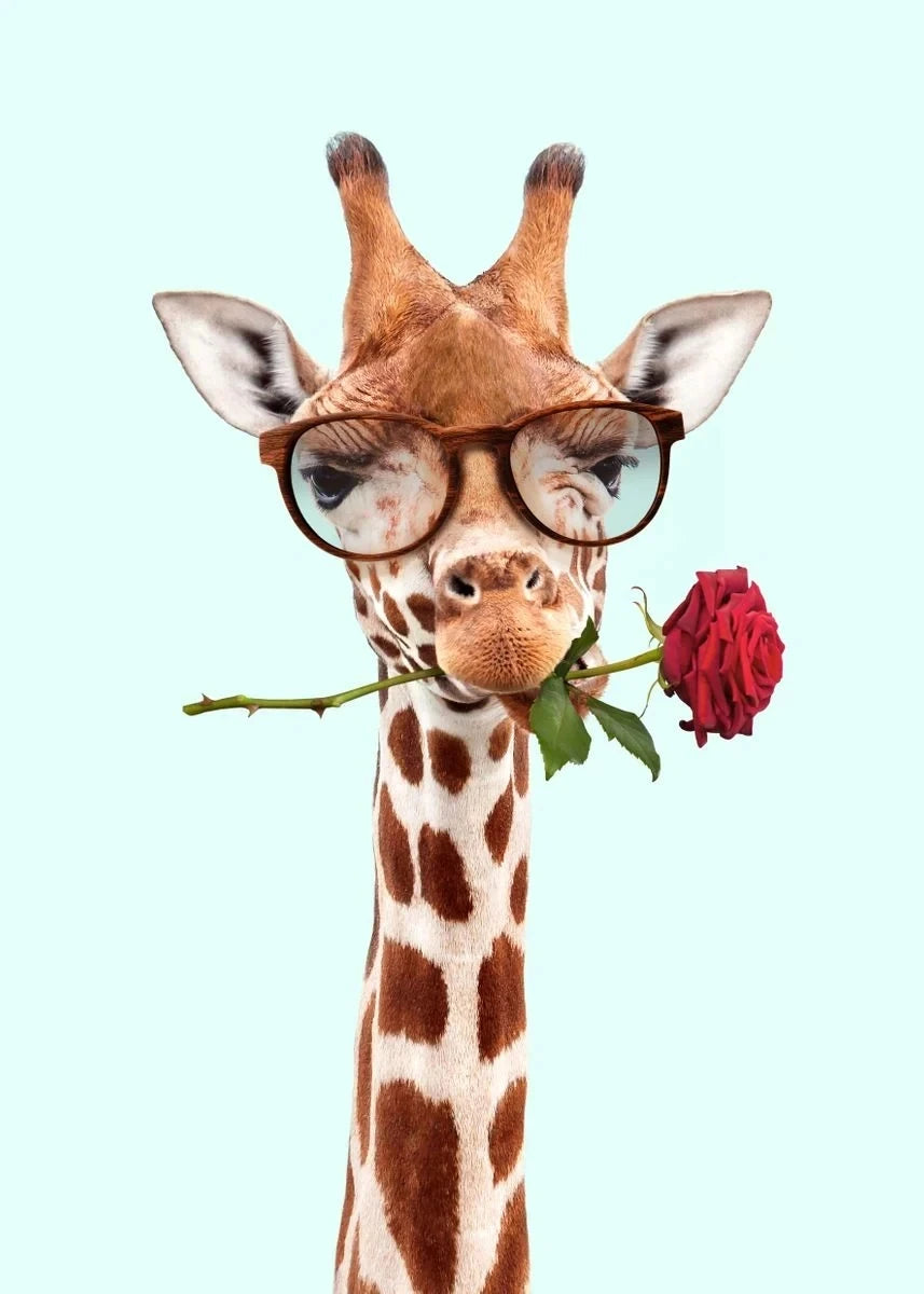 Affiche en toile "ANIMAUX EN FÊTE"