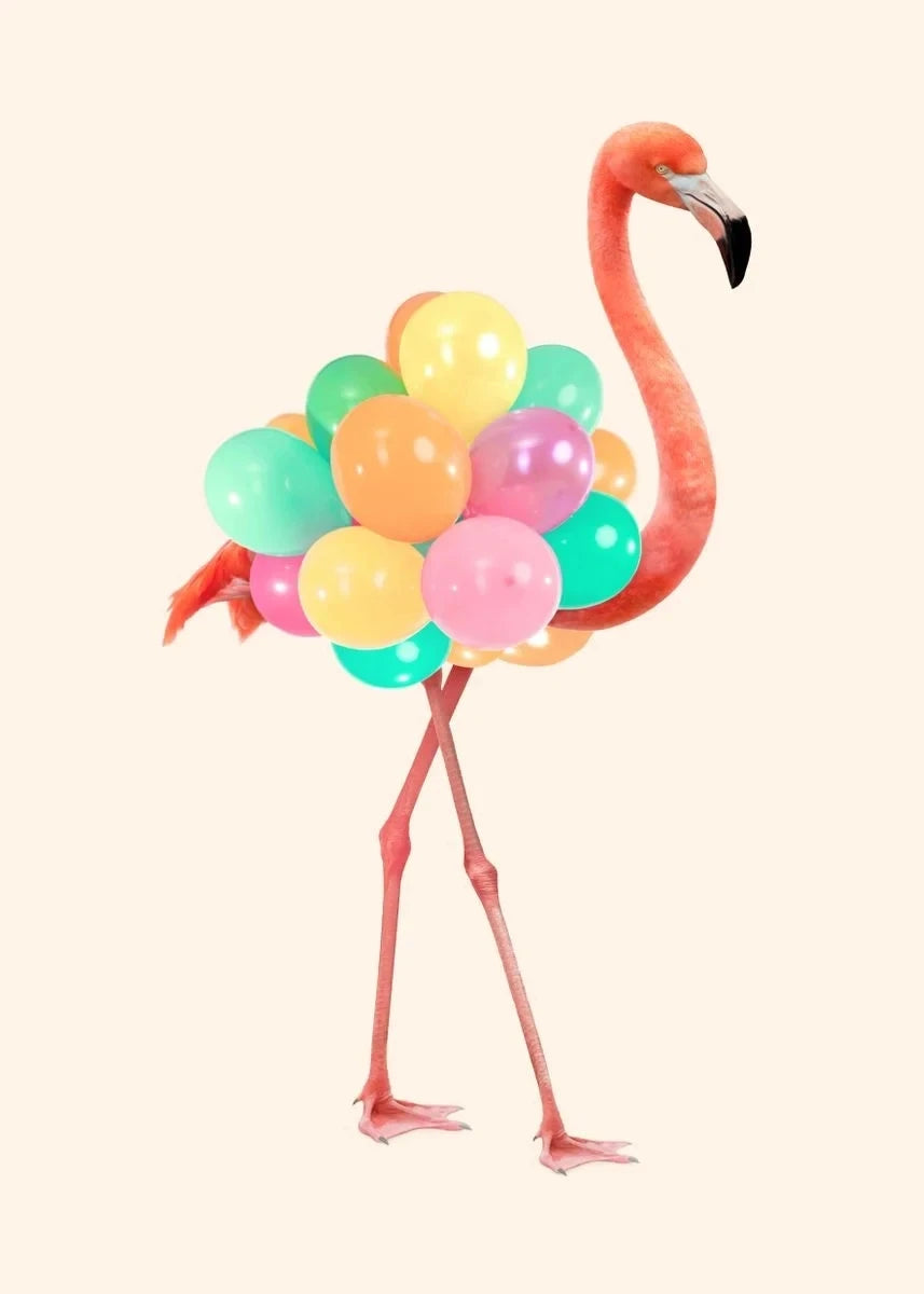 Affiche en toile "ANIMAUX EN FÊTE"