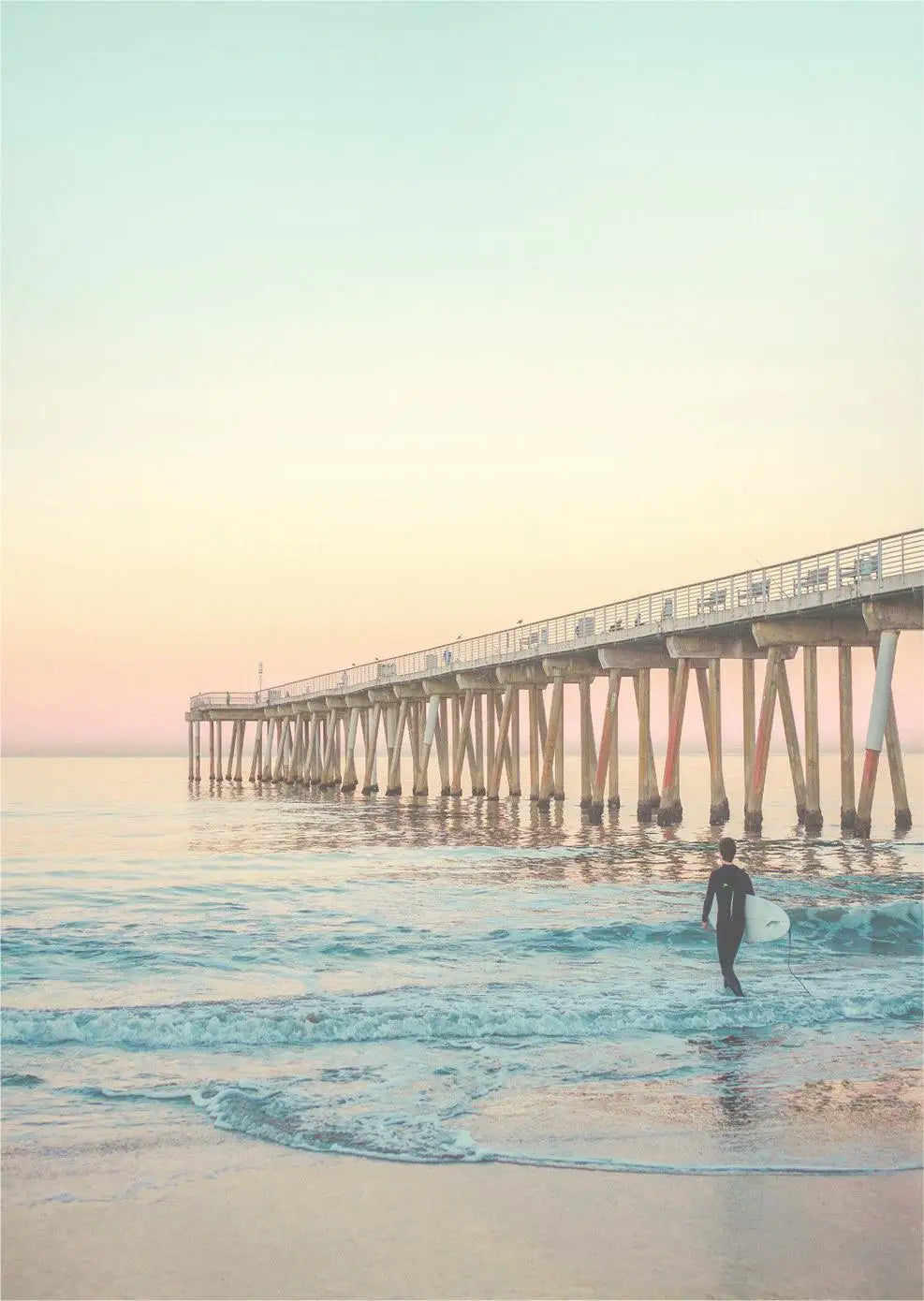 Affiche en toile "CALIFORNIE"