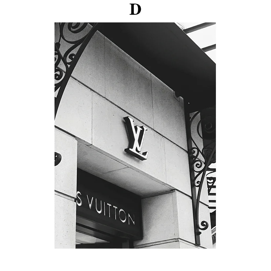 Affiche en toile LES GRANDES MARQUES