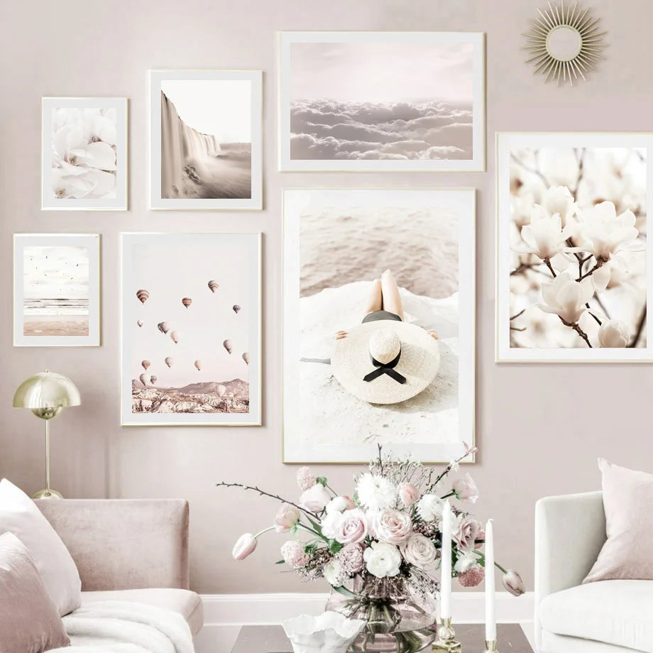 Affiche en toile BEIGE BEACH