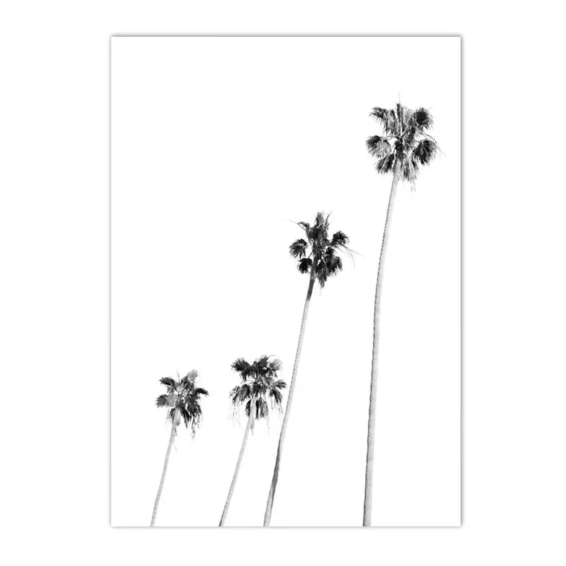 Affiche en toile noir et blanc SURFING BUS