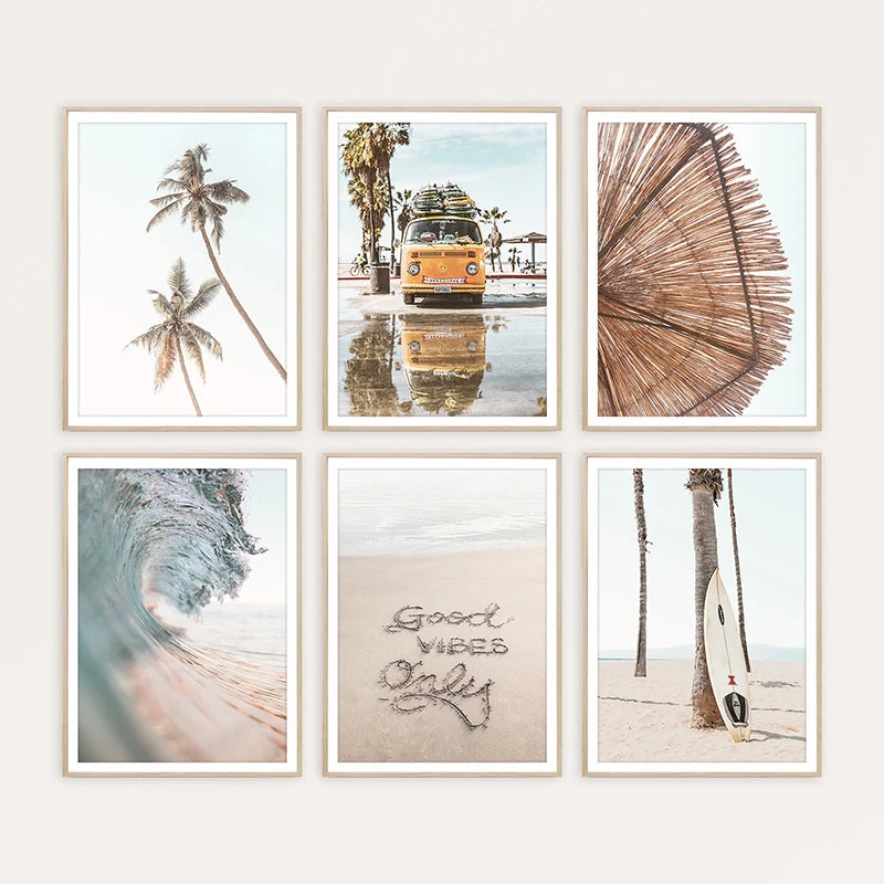 Affiche en toile BEACH BOHO