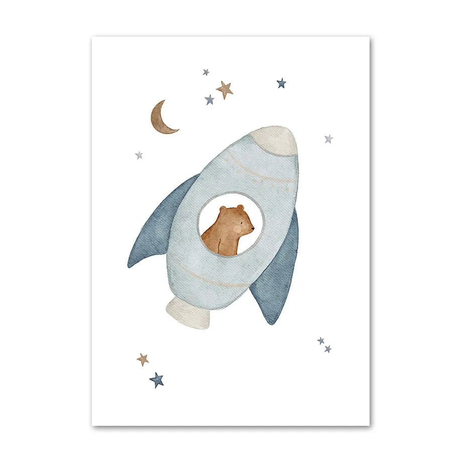 Affiche en toile "UNIVERS"