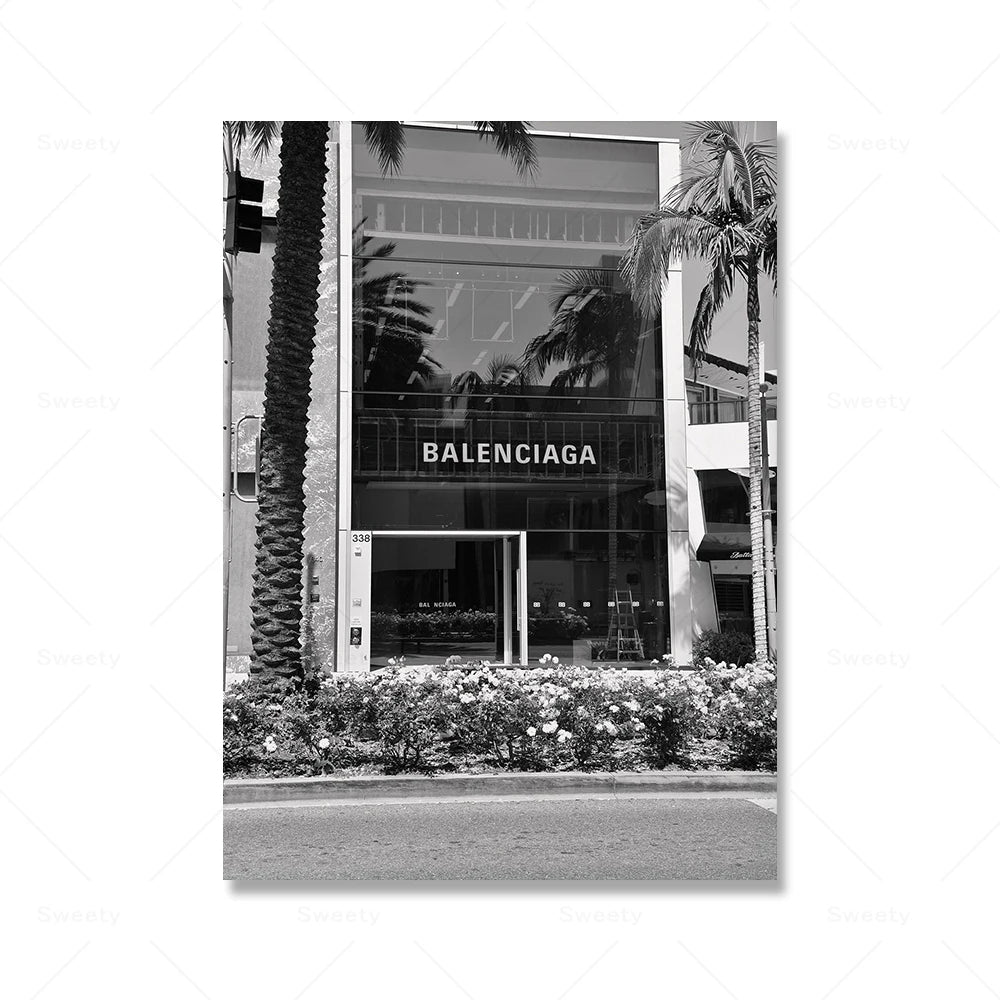 Affiche en toile BALENCIAGA YVES SAINT LAURENT