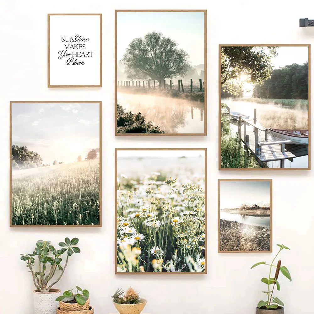 Affiche en toile NORDIC GREEN