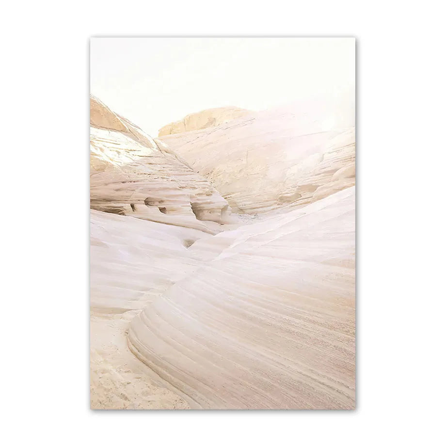 Affiche en toile BEIGE BEACH
