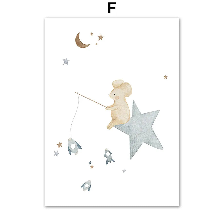 Affiche en toile "UNIVERS"