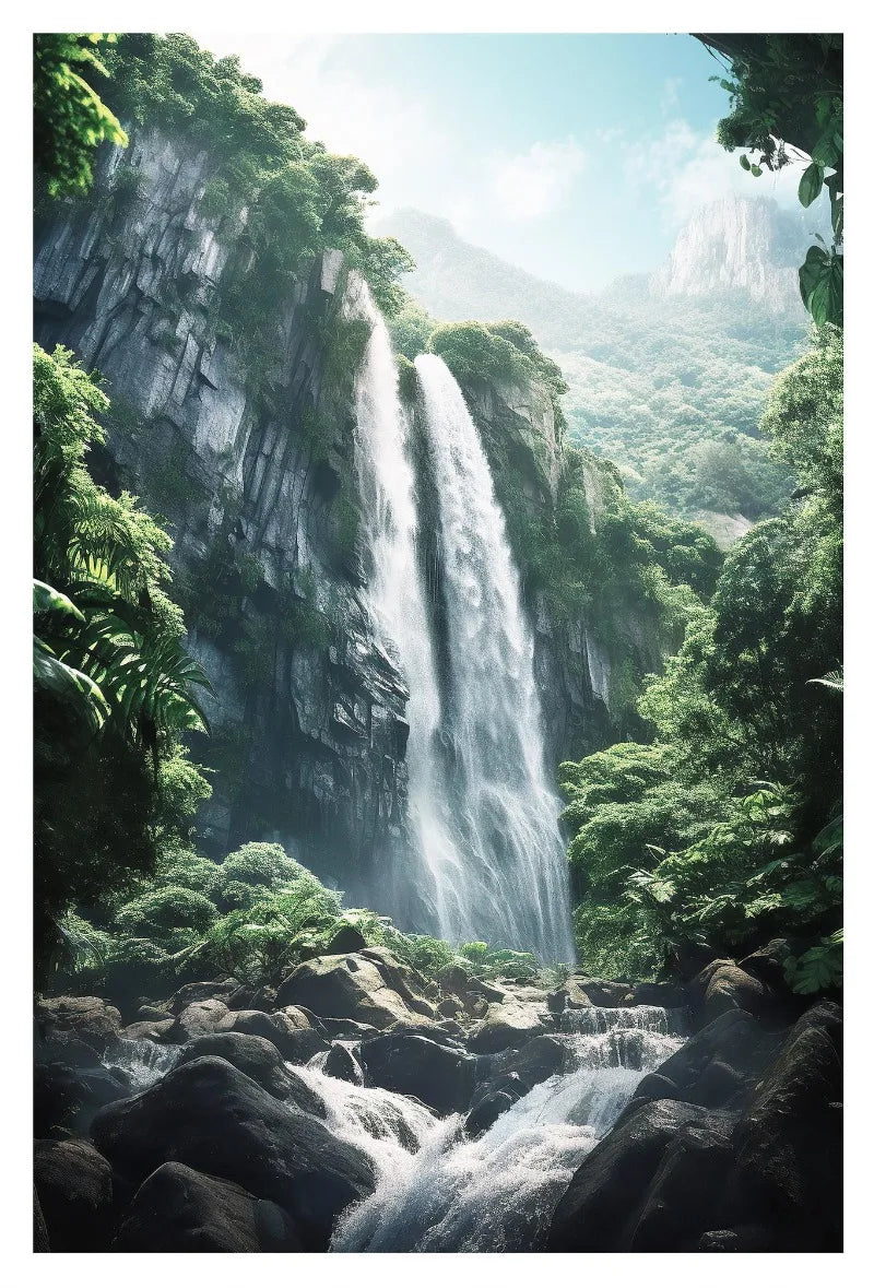 Affiche en toile FORET TROPICALE ANIMAL
