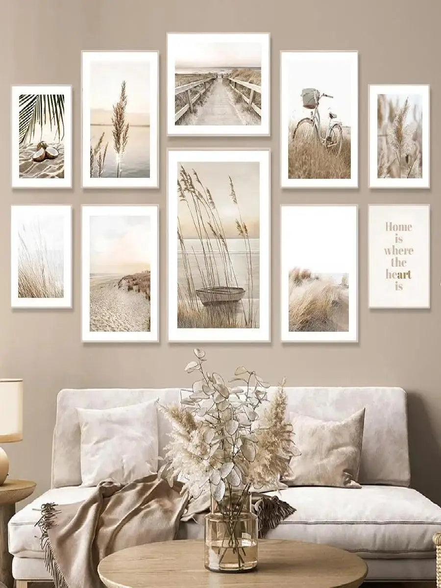 Affiche en toile BOHO NATURE BEIGE