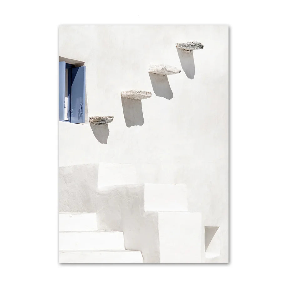 Affiche en toile GRECE SANTORIN