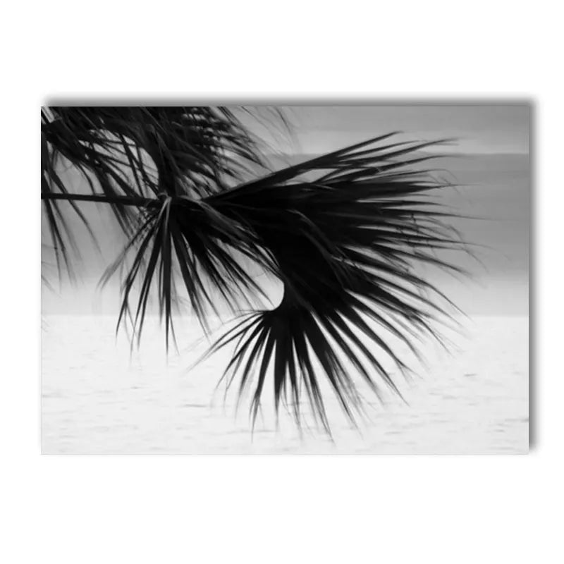 Affiche en toile noir et blanc SURFING BUS