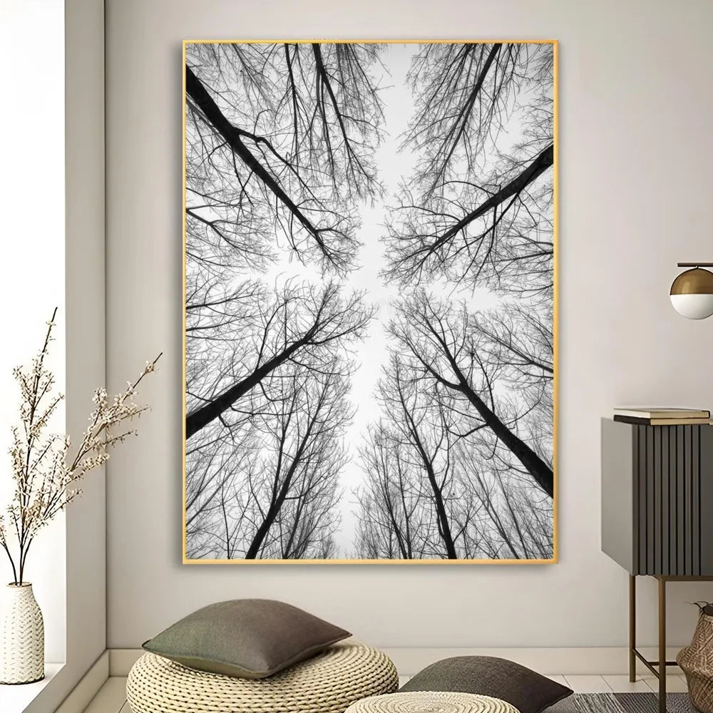 Affiche en toile noir et blanc PALMERS