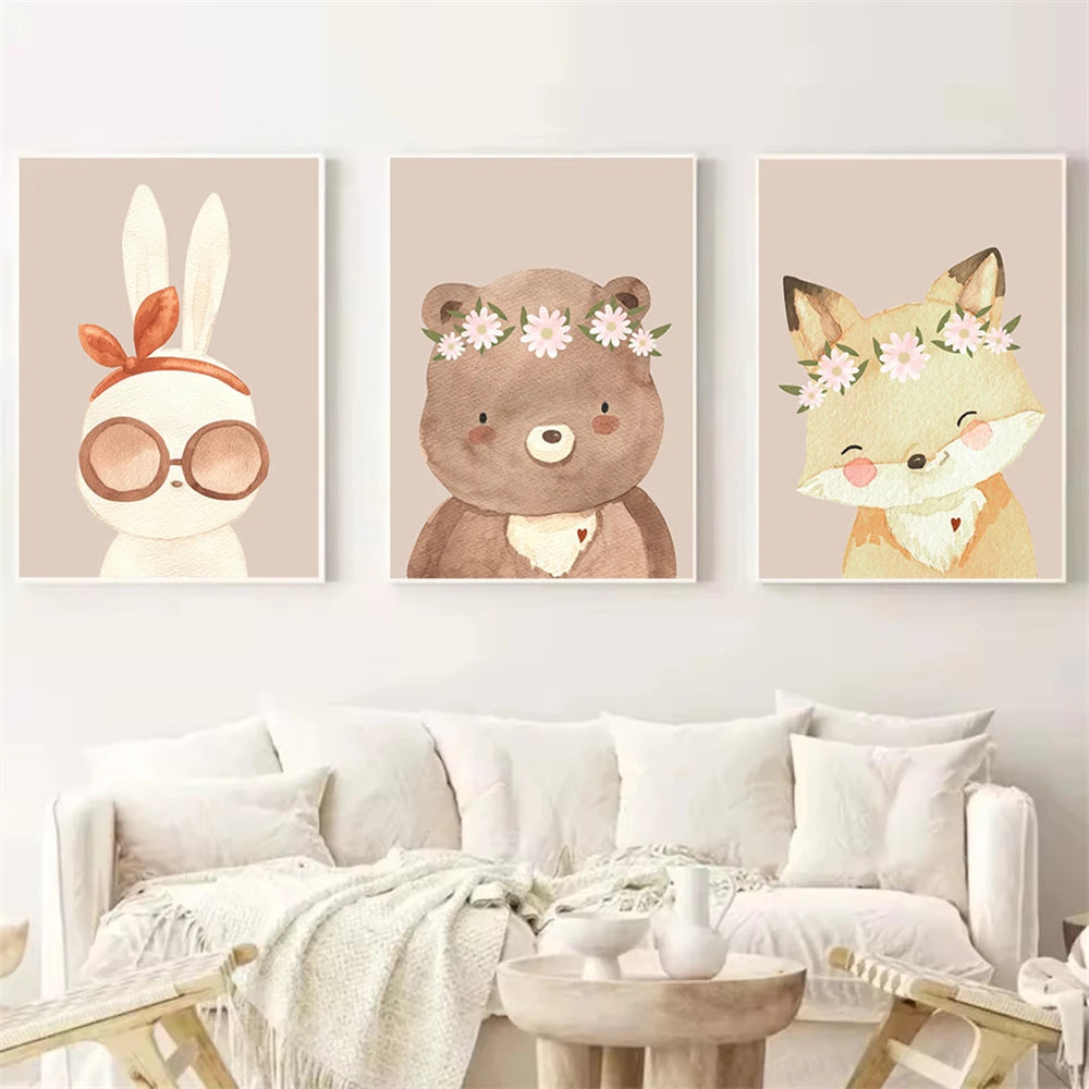 Affiche en toile CUTE