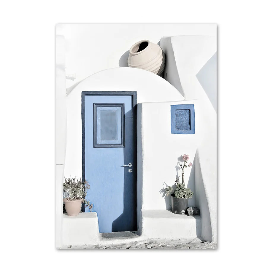 Affiche en toile GRECE SANTORIN