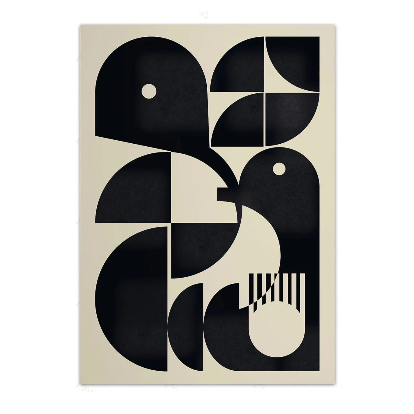 Affiche en toile abstraite STUDIO