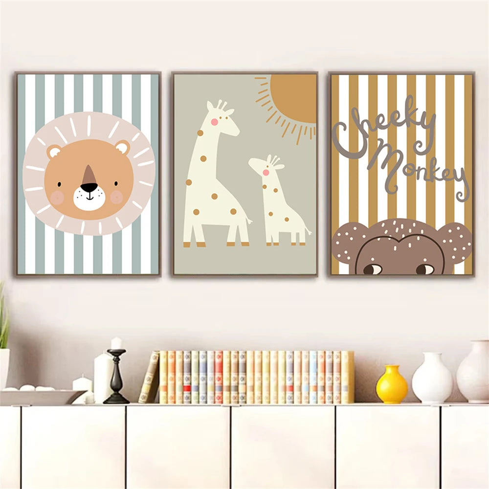 Set de 3 affiches en toile KIDS MIXTE