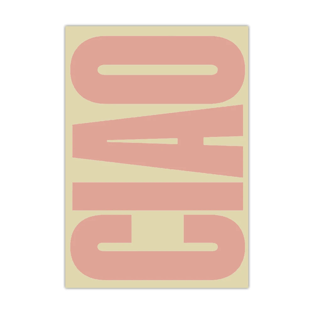 Affiche en toile CIAO