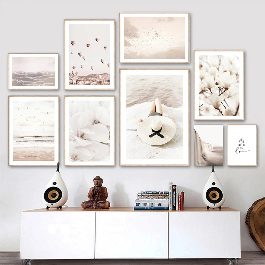 Affiche en toile BEIGE BEACH