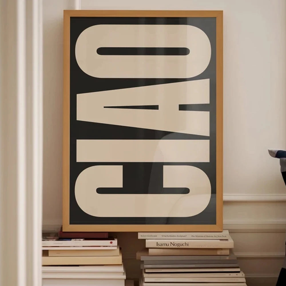 Affiche en toile CIAO