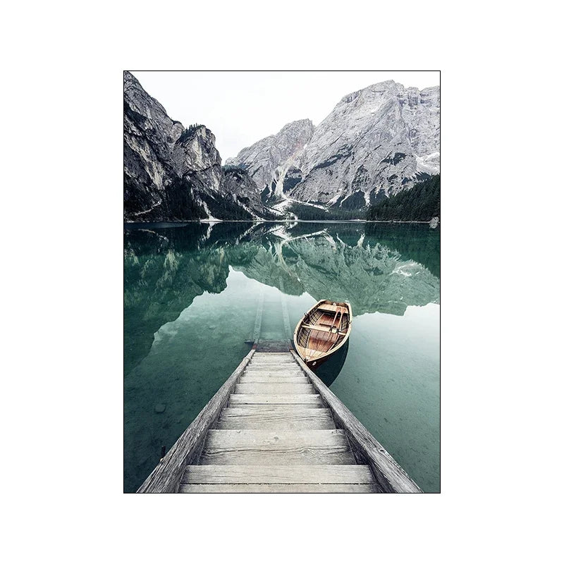 Affiche en toile PAYSAGE NORDIC