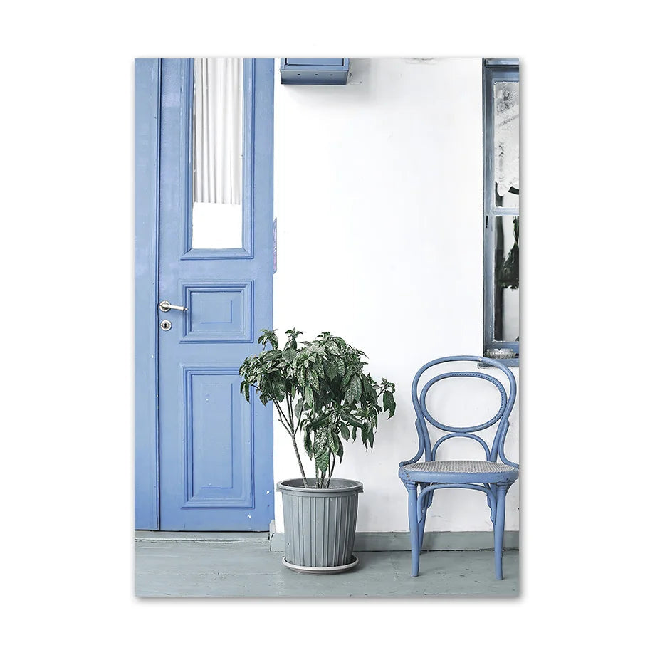 Affiche en toile GRECE SANTORIN