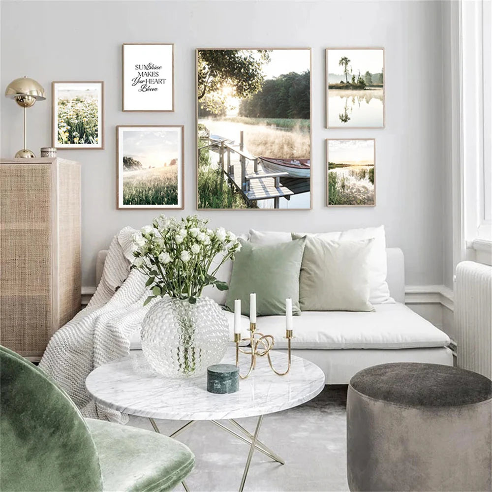 Affiche en toile NORDIC GREEN