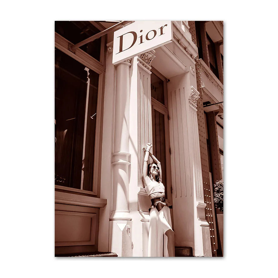 Affiche en toile DIOR