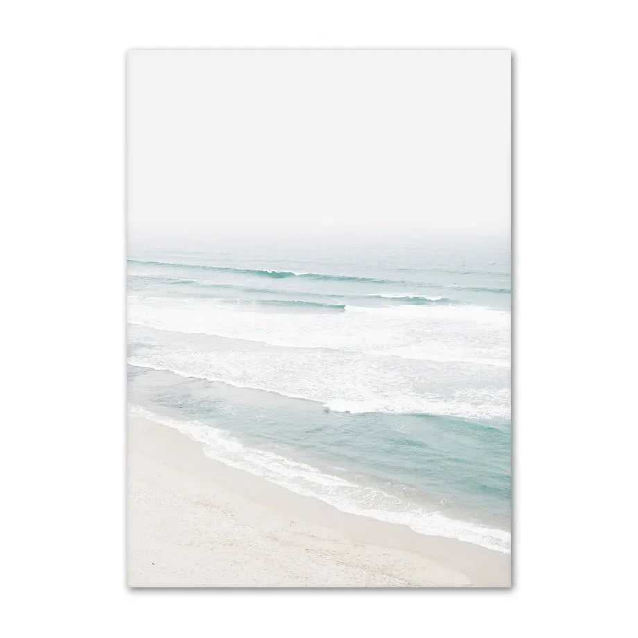 Affiche en toile SANTORINI BEACH